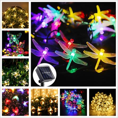 Solar Outdoor Lights Garland Lights Solar Lamp Insect Lights Solar Lights Fairy Lights Garden Decoration Outdoor Garland Street