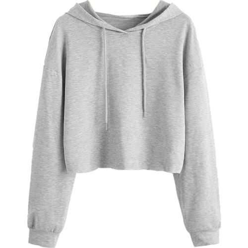 Sports Hoodie 2021 Spring And Autumn Womens Casual Hooded Pullover Sweatshirt Color Sports Hoodie Sweatshirt Top Moletom Femini