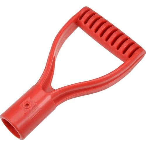 Uxcell 1Pcs Shovel D Grip Handle, 30mm Inner Dia PVC for Digging Raking Tools Red for snow shovel digging raking tools etc