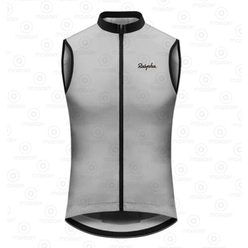Ralvpha Mens Cycling Vest team Windproof Bicycle Vest sleeveless lightweight Summer breathable Bicycle Jersey 2021 Raphaful