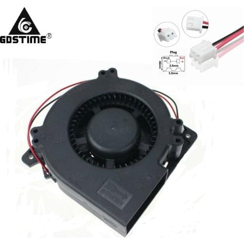 1 pcs Gdstime 24V 120mm x 32mm Big Airflow Brushless DC Cooling Blower Fan 120mm 12cm Cooler Fan 12032s