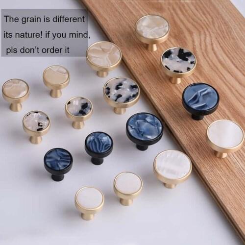 2pcs Gold Black Cupboard Pull Marbling Dresser Drawer classical Knob Kitchen Cabinet decorative Furniture Zinc Alloy Handle 32mm