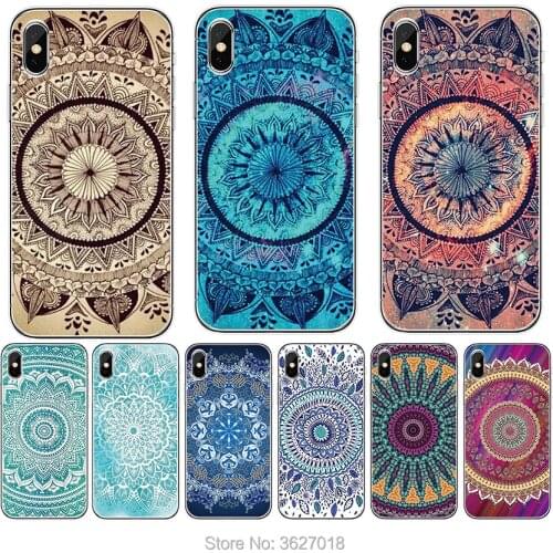 Case For Samsung Galaxy J2 PRO J4 J6 PLUS J8 A9 A8 A7 A6 A5 2018 Mandala print Cover Capa