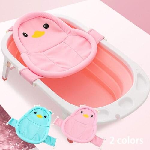 Baby Shower Portable Cushion Bed Babies Infant Baby Bath Pad Non-Slip Bathtub Mat New Born Safety Security Bath Seat Support