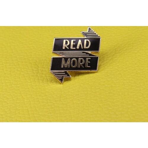 Book nerd lapel pin Raise your IQ Everyone should read more. Let others know your passion while encouraging education