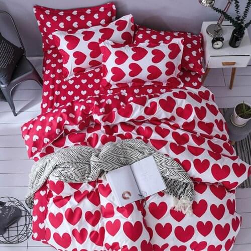 Bedding set Duvet cover set Aloe cotton four piece spring and autumn quilt cover sheet student dormitory single bed double bed