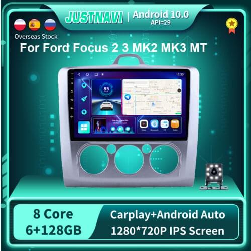 9“ Android 10.0 GPS Car Radio Multimedia For Ford Focus 2 3 MK2 MK3 MT 2004-2011 Player DSP Carplay 6G 128G Stereo No 2 din DVD