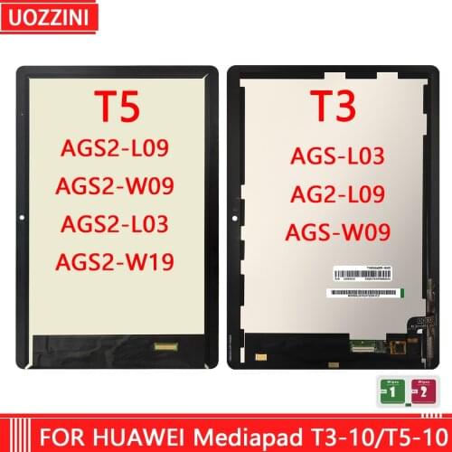 Original LCD For Huawei MediaPad T3 T5 10 AGS-L03 AGS-L09 AGS-W09 AGS2-L09 AGS2-W09 AGS2-L03 LCD Display Touch Screen Assembly