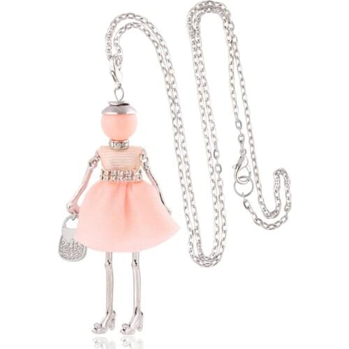 Fashion Long Necklace For Women Trendy Pendant Girl Statement Cute Necklace Jewelry Wholesale