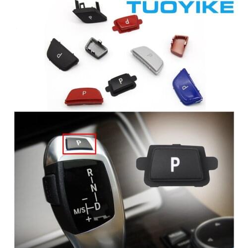 Car Gear Shift Lever Auto P Parking Button For BMW 3 5 7-Series X3 X4 X5 X6 E90 E60 E70 E71 F30 F35 F10 F01 F02 F25 F26 F15 F16