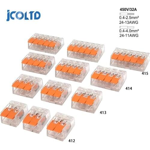 0.4 mm Mini Fast Universal Wire Connector Easy Quick Wiring Car & Solar Energy Terminals