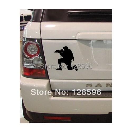 U.S. Soldiers Shot Funny Car Truck SUV Window Bumper Rear Windshield Vinyl Decal Sticker reflective