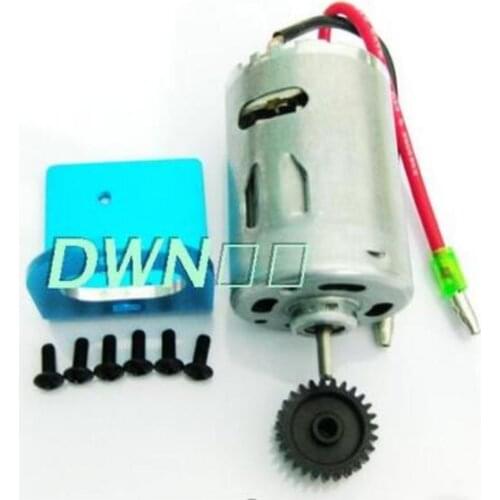 WLtoys 1/18 A949 A969 A979 K929 Upgrade Parts Fit 540 Motor Kit & Mount Electric Engine Metal Gear 27T