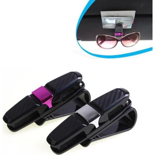 Auto Fastener Sun Visor Clip Holder For Reading Glasses Sunglasses Eyeglass Card Pen Sunglass Clip Car Styling Glasses Clip