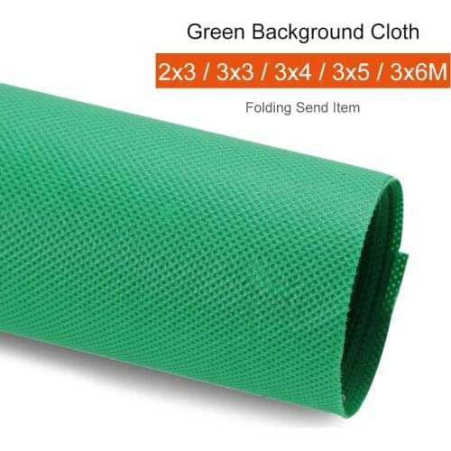 Green Backgrounds 2x3m 3x3m 3x4m 3x5m 3x6m Green Non-woven Fabric Photography Backdrop Background Cloth for Photo Studio