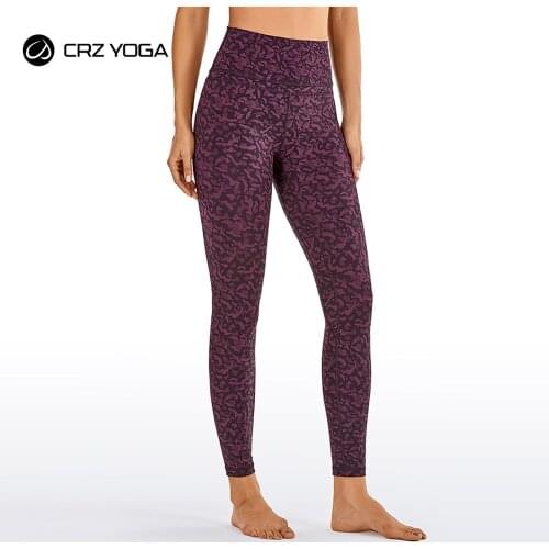CRZ YOGA Womens Naked Feeling I High Waist Tight Yoga Pants Workout Leggings-25 Inches