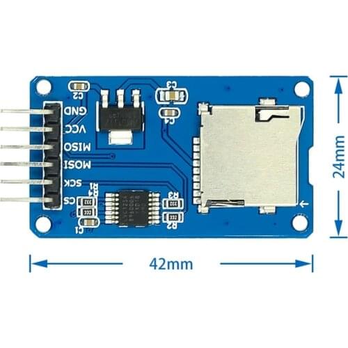 1pcs Micro SD Storage Board TF Card Reader Memory Shield Module SPI
