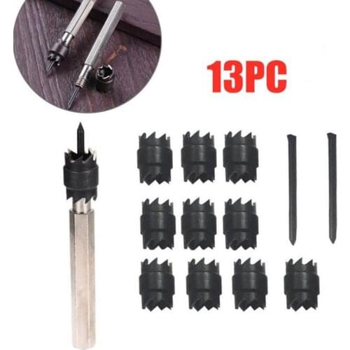 13PC/set 3/8 "Double Sided Rotary High Speed Steel Remover Point Spot Drill Weld Cutter Drill Bits Cut Welds Kit