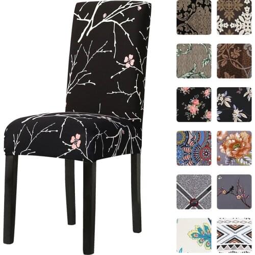 Chair Cover Jacquard Protector Seat High Back Anti-dirty Fabric Stretch For Wedding Hotel Banquet Universal Size 1/2/4/6 Pcs