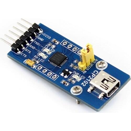 CP2102 USB To UART Module, USB Mini Connector,Supports Mac, Linux, Android, WinCE, Windows 7/8/8.1