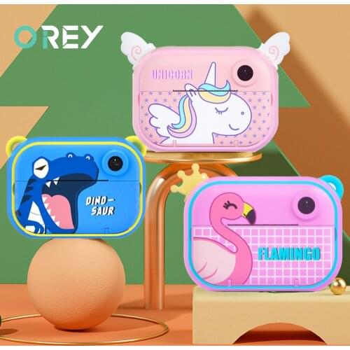 Kids Photo Camera Cute Childrens Instant Print Camera Toys For Kids Girls Birthday Gift Instantane Print Camera Video Camera