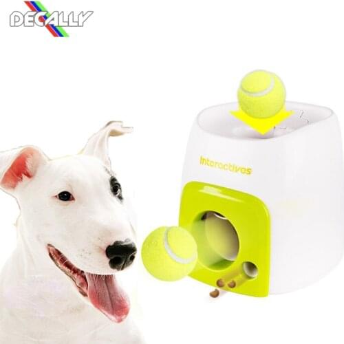Dog Toys for Small Dogs Interactive Fetch Ball Dog Toys Pet Automatic Train Throwing Machine Tennis Launcher Ball