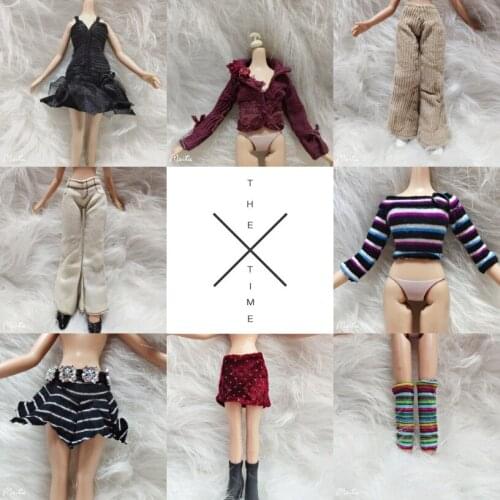 Quality Monstering High Doll Dressing Soft Casual Wear Handmade Clothes Outfit Doll Clothing Set Girl Playing House Toys b3