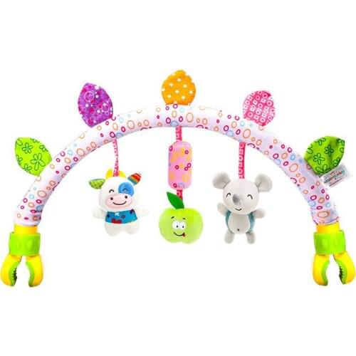 Safe Use Newborn Musical Mobile Toys For Bed Crib Stroller Plush Rattles Toys For 0-12 Months Infant Newborn Educational Toys
