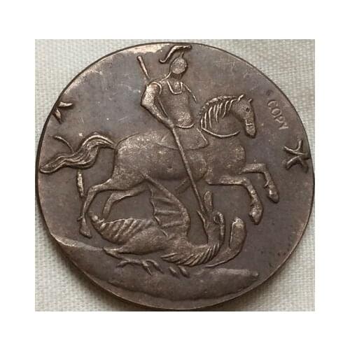 Wholesale 1762 russian coins 2 Kopeks copy 100% coper manufacturing