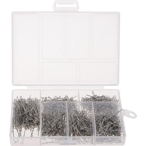 20/22/25/31/33/35mm Jewelry Making Open Eye Pins Findings 3mm Hole Wholesale