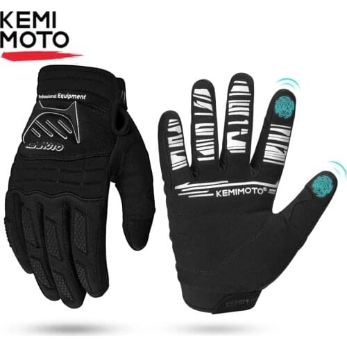 KEMIMOTO MTB Motocross Gloves Outdoor Cycling Gloves Sports Racing Bicycle Gloves Road Bike Gloves Motorcycle Gloves Breathable