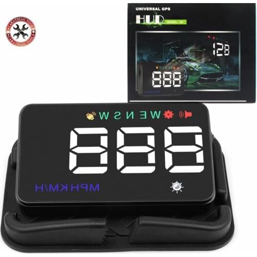 A5 3.5Inch GPS HUD Car Head Up Display On-Board Computer hud Display Car Electronics Car GPS Speedometer Windshield Projector