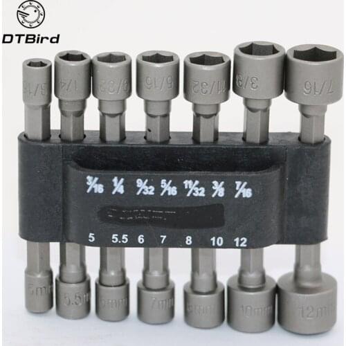 14PCS Explosion-proof Wholesale Powerful Hex Sleeve Head Pneumatic Wind Batches Electric Batches Self Tapping Screws