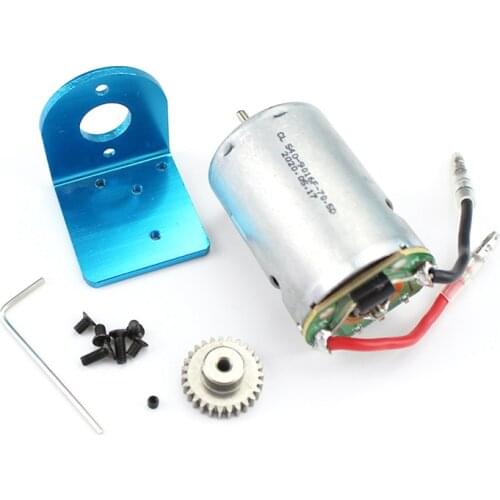 540 Brushed Motor with Mount Base for Wltoys A959-B A959B A969-B A979-B K929-B 1/18 RC Car Upgrade Parts Accessories