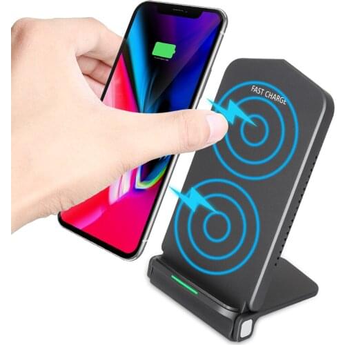 Foldable 10W Qi Fast Wireless Charger For Samsung Note 20 Ultra S20 USB Charger Holder For iPhone 12 11 Pro Max XR X XS 8 Plus