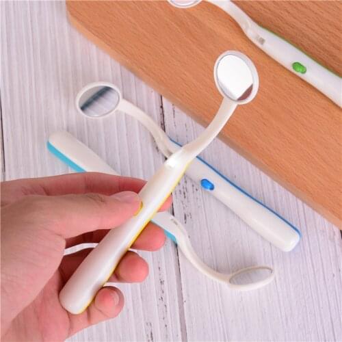 1 Pc Bright Durable Dental Mouth Mirror with LED Light Reusable Oral Health Care