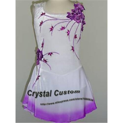 2016 Adult Figure Skating Dresses Fashion New Brand Vogue Figure Skating Competition Dress For Girls DR3109