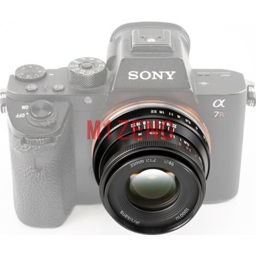 35mm F1.2II aps-c Portrait Manual Focus lens for Panasonic m43 canon eosm sony e fujifilm fx mount nikon z mirrorless camera