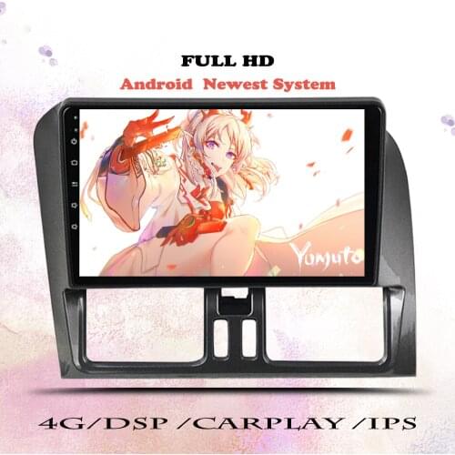 Android 10.0 DSP Car Radio For Volvo XC60 2009 2010 2011-2017 Stereo Multimedia Player Navigation GPS Carplay 2din DVD Head Unit