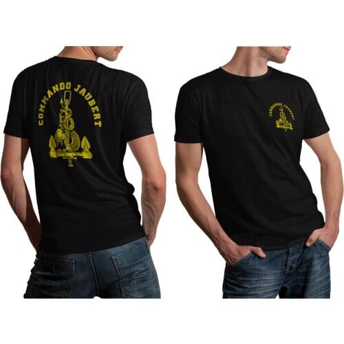 French Navy Frogmen Commando Marine Jaubert Unit Men T-shirt Short Casual 100% COTTON O-Neck t shirt