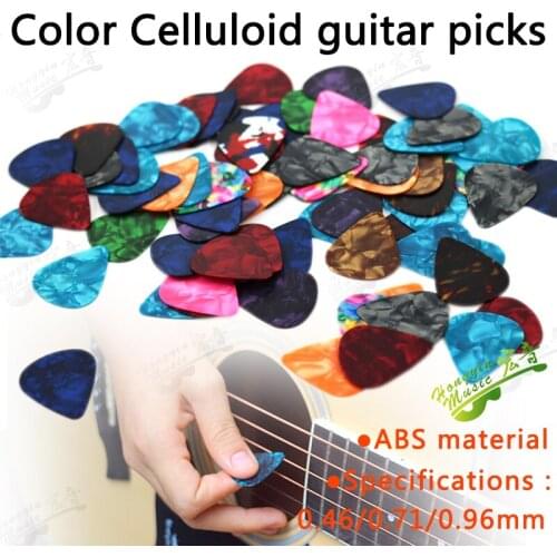 Guitar pick bag ballad sweep finger play electric guitar color Celluloid pick ukulele pick