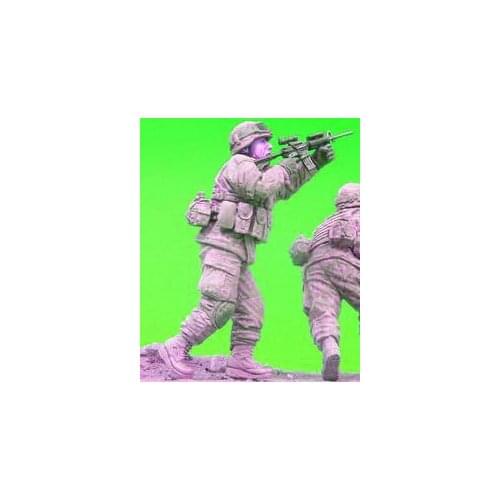 1/35 Scale Die-cast Resin White Model US Army Afghanistan War Need To Manually Color The Model Free Shipping