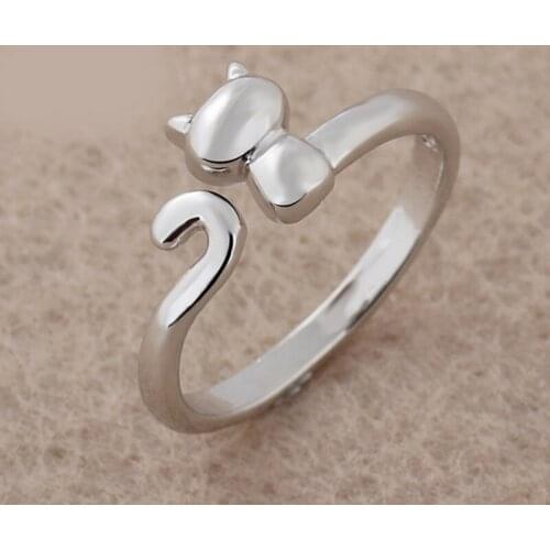 Fashion Prevent Allergy Cat Claw Ring Cat Opening Adjustable Ring For Female Girlfriend Birthday Party Gift Jewelry