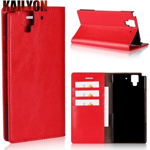 For Fujitsu F-02H Case Luxury Flip Genuine Leather Phone Cove Fundas Para Coque Capa For Fujitsu F-02H