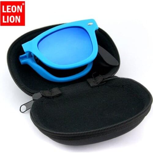 LeonLion Fold Small Frame Sunglasses Women Vintage Classic Sun Glasses Shopping Travel UV400 Lunette De Soleil Femme