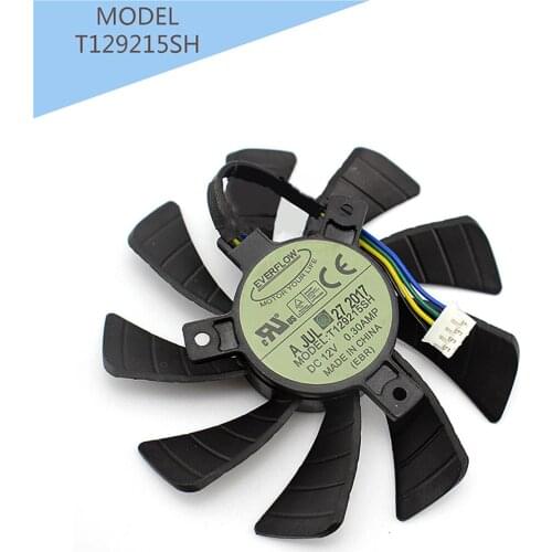 Graphics Card Cooling Fan for ZOTAC GTX1060 Mini ITX P106-090 Computing Card Universal (Pitch 4.2) Single Fan
