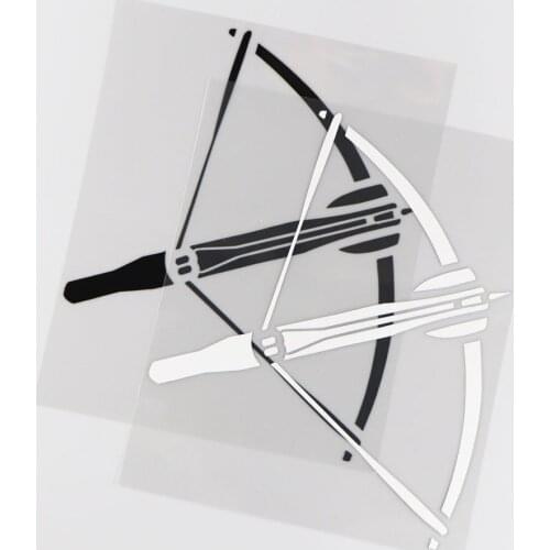 15.1CM*18.1CM Crossbow Creative Personality Pattern Vinyl Decal Decoration Car Sticker 1A-0318