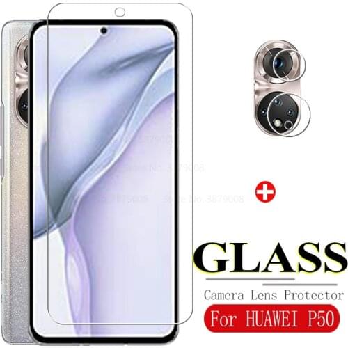 Camera lens tempered glass For huawei p50 glass screen protector hauwei p50 huaweip50 P 50 50p 6.3" phone protection films cover
