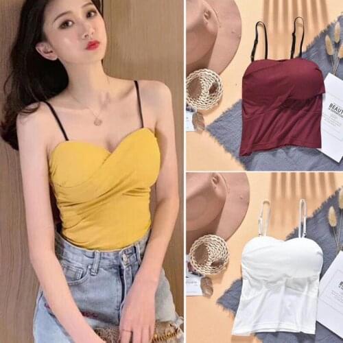 Woman Knitted Tank Top Women Strap Vest Sexy Female Knitting Crop Top Camisoles Dropshipping