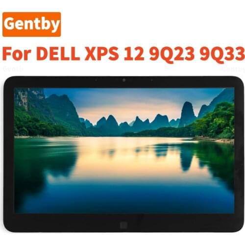 New 12.5 " FHD 1920*1080 40Pisns For DELL XPS 12 9Q23 9Q33 LP125WF1-SPA2 A3 LCD Assembly Touch Screen Digiter Panel With Frame